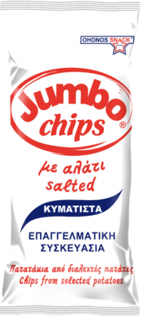 84081 Jumbo Chips Wavy Salted 290gr